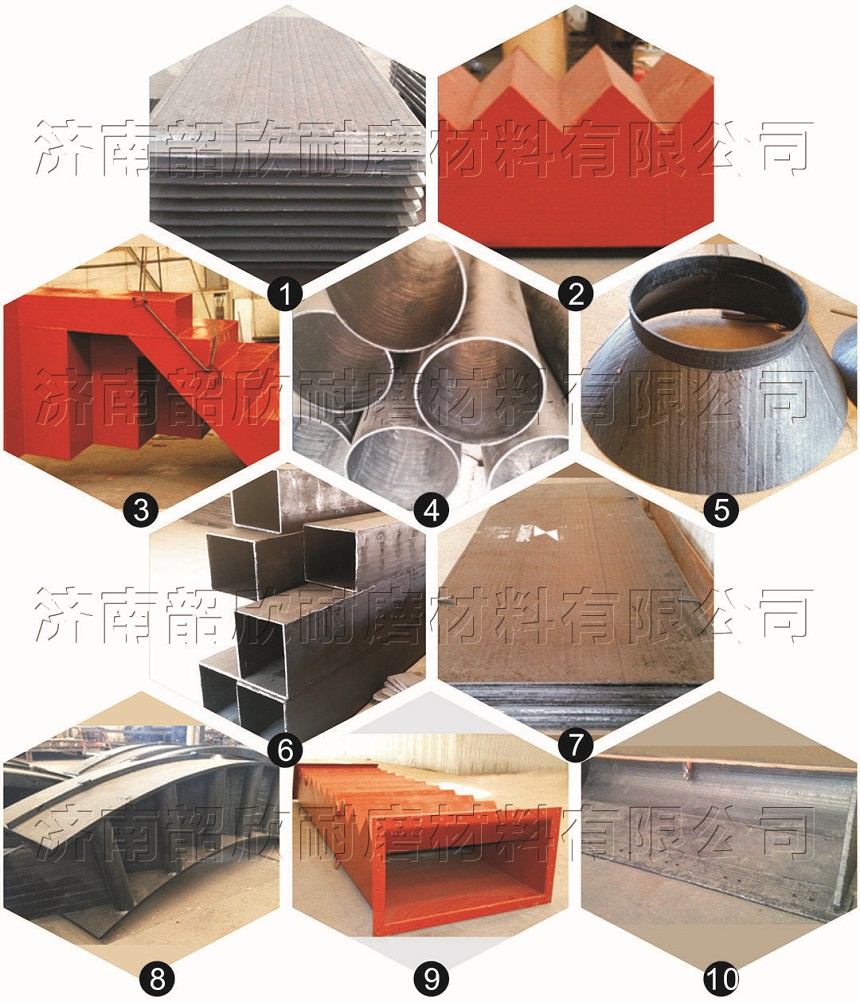 耐磨襯板應用行業